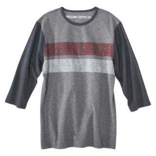 Mossimo Supply Co. Mens Football Tee Shirt   Gray XL