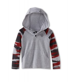 Volcom Kids Stripeedo Fleece Boys Sweatshirt (Gray)