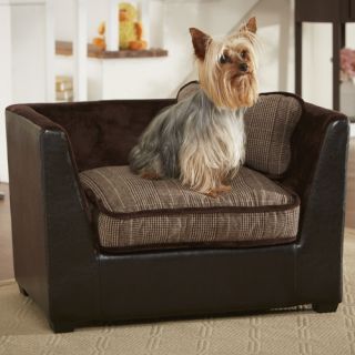 Enchanted Home Pet Ultra Plush Modern Dog Sofa CO1910 13GLN