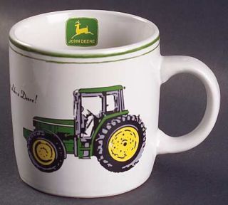 Gibson Designs John Deere (Tractor) Mug, Fine China Dinnerware   Green&Yellow, T
