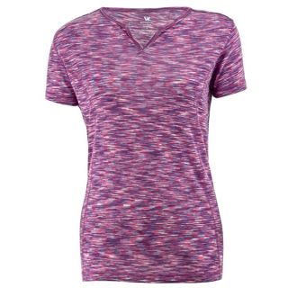 White Sierra Space Dye T Shirt   Short Sleeve (For Women)   NEW SAGE (M )