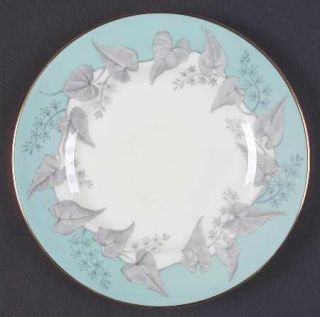 Wedgwood Buxton Turquoise (Gold Trim) Bread & Butter Plate, Fine China Dinnerwar