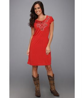 Roper Poly Rayon Jersey Dress Womens Dress (Red)