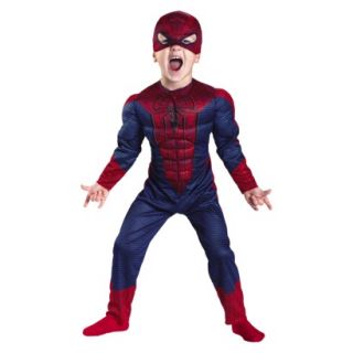 Toddler Boy Spiderman Classic Muscle Costume
