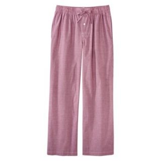 Merona Mens Woven Plaid Sleep Pant   Red XXL
