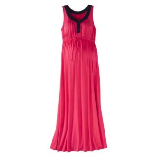 Liz Lange for Target Maternity Sleeveless Colorblock Maxi Dress   Pink/Navy L