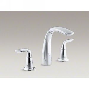 Kohler K T5323 4 CP Refinia Refinia®  Deck Mount Bath Faucet Trim Only with Leve
