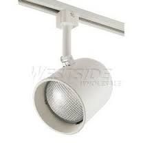 Juno Lighting R502WWH Track Light, Line Voltage Round Back Cylinder Track Fixture, 75W White