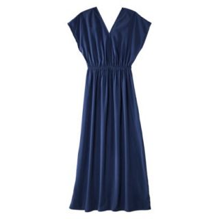 Merona Womens Woven Kimono Maxi Dress   Waterloo Blue   M