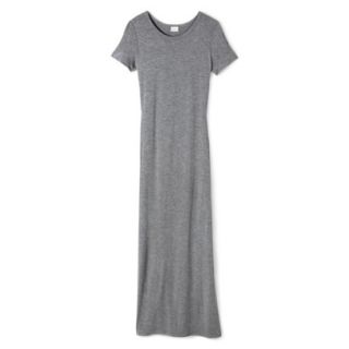 Merona Womens Knit T Shirt Maxi Dress   Heather Gray   S