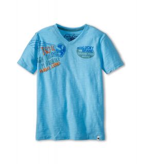Lucky Brand Kids Boys High Throttle Tee Boys T Shirt (Blue)