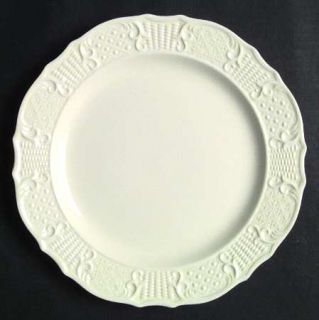 Canonsburg American Traditional Dinner Plate, Fine China Dinnerware   Off White,