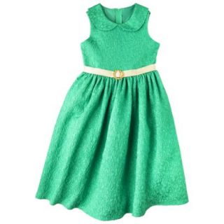 Girls Special Occasion Dress   Green 8