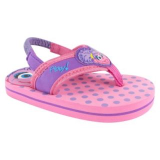 Toddler Girls Abby Cadabby Flip Flop Sandals   Pink 6