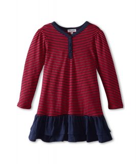 Splendid Littles Girls Mini Thermal Stripe Dress Girls Dress (Pink)