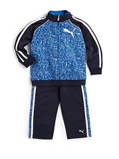 Puma Active Infants Two Piece Tricot Jacket & Pants Set   Blue