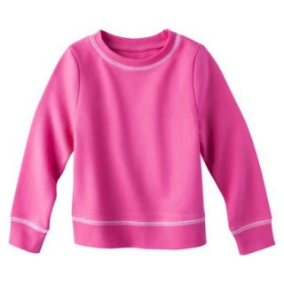 Circo Infant Toddler Girls Long sleeve Sweatshirt   Frolic Pink 2T