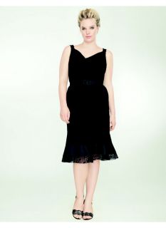Lane Bryant Plus Size Lace cowl neck dress by Isabel Toledo     Womens Size 22,