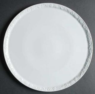 Rosenthal   Continental Maria White (12 Sided) Round Torte Plate, Fine China Din