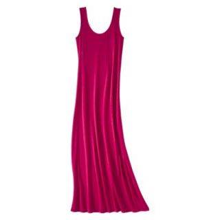 Merona Womens Knit Maxi Tank Dress   Established Red   XL
