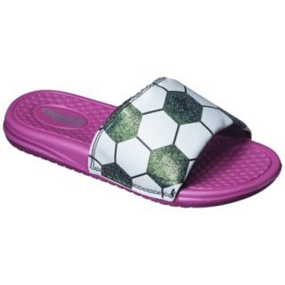 Girls Soccer Slide Sandals   Pink 1 2