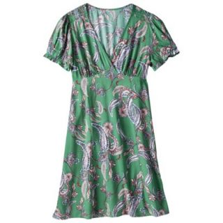 Mossimo Supply Co. Juniors Cap Sleeve Dress   Green XL(15 17)