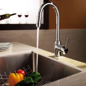Kraus KPF 1622SN Professional Single Handle Pull Out Kitchen Faucet