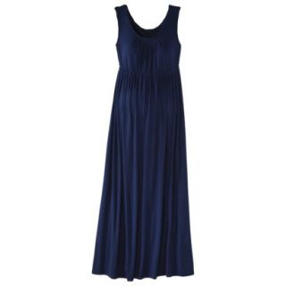 Liz Lange for Target Maternity Sleeveless Scoop Neck Maxi Dress   Blue M