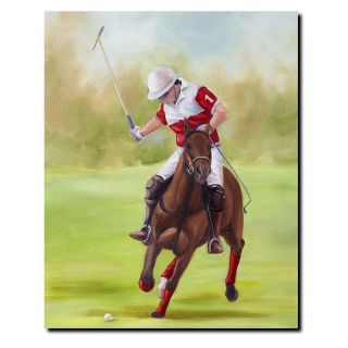 Trademark Global Inc Horse of Sport I Canvas Art by Michelle Moate Multicolor  