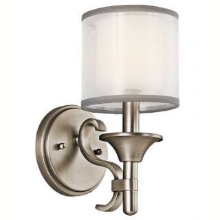 Kichler 45281AP Transitional Wall Sconce 1 Light Fixture Antique Pewter