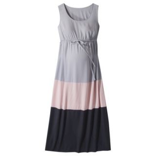 Liz Lange for Target Maternity Sleeveless Maxi Dress   Gray/Pink M