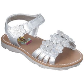 Toddler Girls Rachel Shoes Shea Sandals   Silver 9