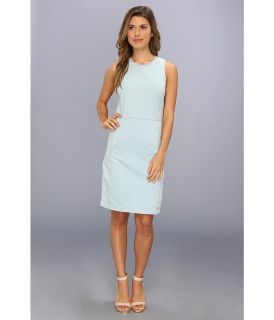 Calvin Klein Jeans Denim Dress w/ Zip Back Womens Dress (Blue)