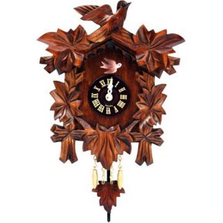 Alexander Taron Importer Black Forest Bird and Leaf Cuckoo Clock   0825QP