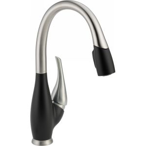 Delta Faucet 9158 SB DST Fuse Fuse Single Handle Pull Down Kitchen Faucet