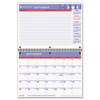 At a Glance Recycled Monthly Academic Desk/Wall Calendar
