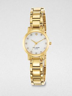 Kate Spade New York Gramercy Mini Goldtone Bracelet Watch   Gold