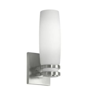 Kichler 10685NI Soft Contemporary/Casual Lifestyle Wall Sconce 1 Light Fluorescent Fixture Brushed Nickel