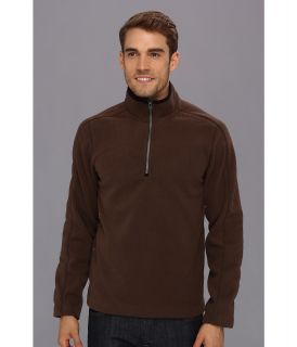Royal Robbins Gunnison 1/4 Zip Mens Long Sleeve Pullover (Brown)