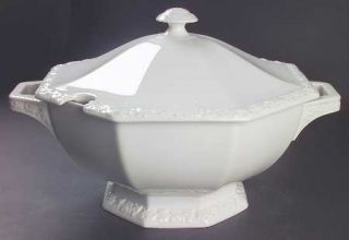 Rosenthal   Continental Maria White (12 Sided) Tureen &  Lid, Fine China Dinnerw