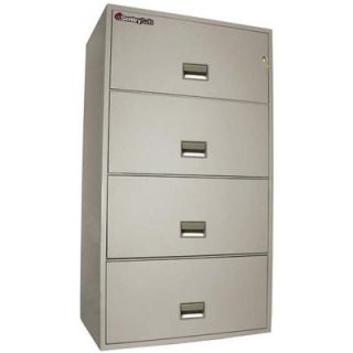 SentrySafe 1 Hr Fireproof Key Lock 4 Drawer Letter File Safe 4L3610XX Color 