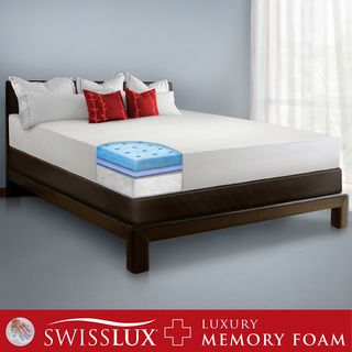 Swiss Lux 8 inch Twin size European style Memory Foam Mattress