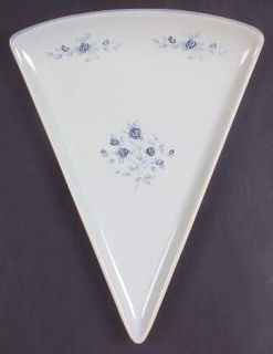 Pfaltzgraff Poetry Glossy Triangular Shape Slice Plate, Fine China Dinnerware  