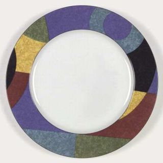 Mikasa Currents Dinner Plate, Fine China Dinnerware   California Line,Multicolor