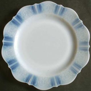 MacBeth Evans American Sweetheart Monax (White) Luncheon Plate   Monax (White),