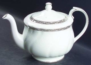 Wedgwood QueenS Lace Teapot & Lid, Fine China Dinnerware   Royal Court, Bone, P