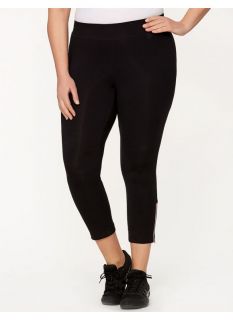 Lane Bryant Plus Size Capri legging with zipper     Womens Size 22/24, Black