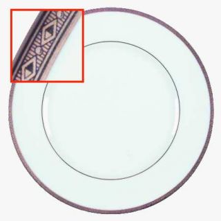 Noritake Golden Myth Dinner Plate, Fine China Dinnerware   Fine China, Black & G