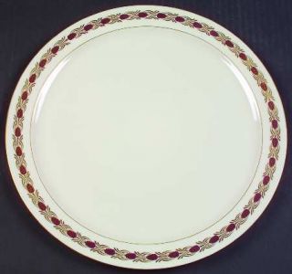 Lenox China Pinehurst Maroon 12 Chop Plate/Round Platter, Fine China Dinnerware