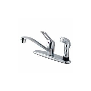 Elements of Design EB563SP Universal One Handle Kitchen Faucet With Deck Spray